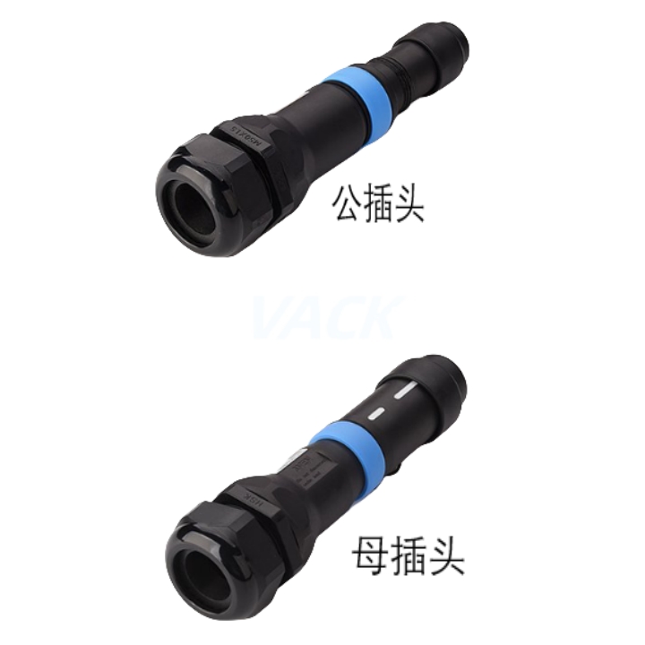 Cable male/female plug