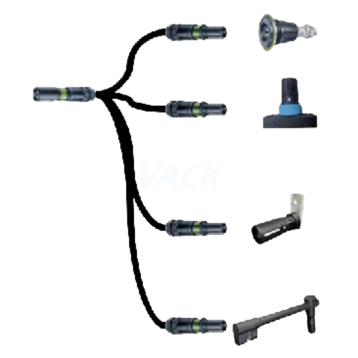 Low voltage bypass connection cable